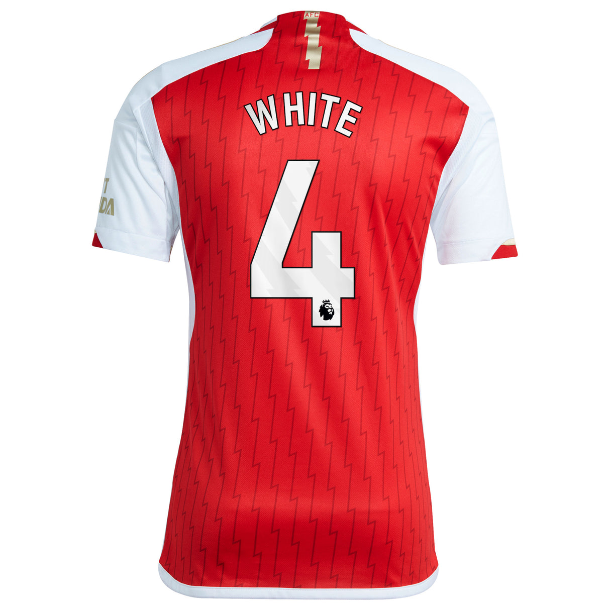 Arsenal adidas Home Shirt 2023-24 with White 4 printing - Kit Captain