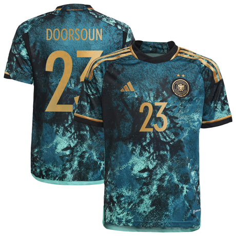 Germany Away Shirt 2023 - Kids with Doorsoun 23 printing - Kit Captain