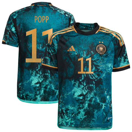 Germany Away Shirt 2023 - Kids with Popp 11 printing - Kit Captain