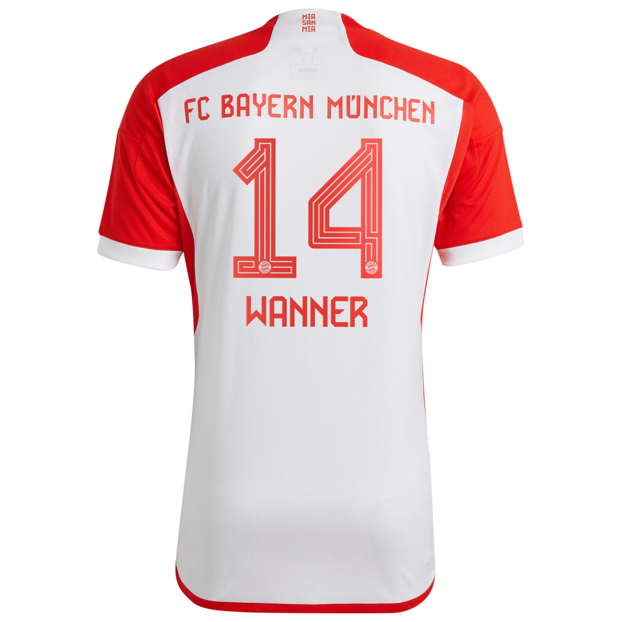 FC Bayern adidas Home Shirt 2023-24 with Wanner 14 printing - Kit Captain