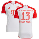 FC Bayern adidas Home Shirt 2023-24 with Choupo-Moting 13 printing - Kit Captain