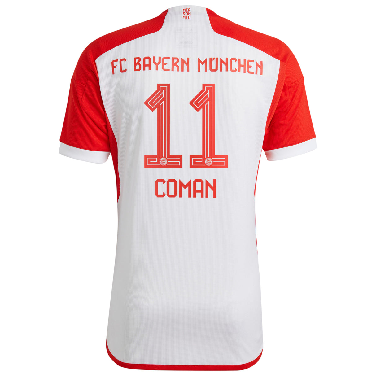 FC Bayern adidas Home Shirt 2023-24 - Kids with Coman 11 printing - Kit Captain