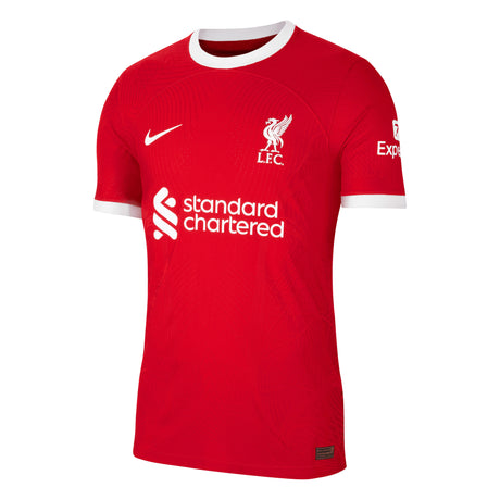 Liverpool Nike Home Dri Fit Adv Match Shirt - 2023-24 with Robertson 26 printing - Kit Captain