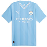 Manchester City Puma Home Authentic Shirt 2023-24 with Lewis 82 printing - Kit Captain