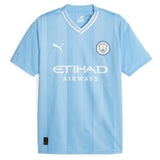 Manchester City Puma Home Shirt 2023-24 with Foden 47 printing - Kit Captain