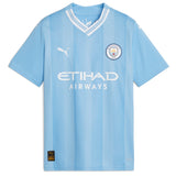 Manchester City Puma Home Shirt 2023-24 - Kids with Mahrez 26 printing - Kit Captain