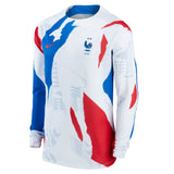 France Pre-Match Long Sleeve Top - White - Kids - Kit Captain