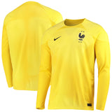 France Goalkeeper Long Sleeve Stadium Shirt 2022 - Kit Captain