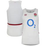 England Rugby Gym Vest - Off White - Kit Captain