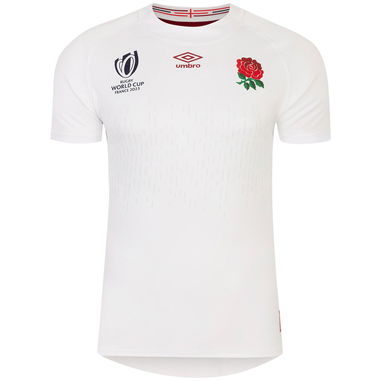 England Rugby World Cup 2023 Home Replica Pro Jersey - White - Mens - Kit Captain