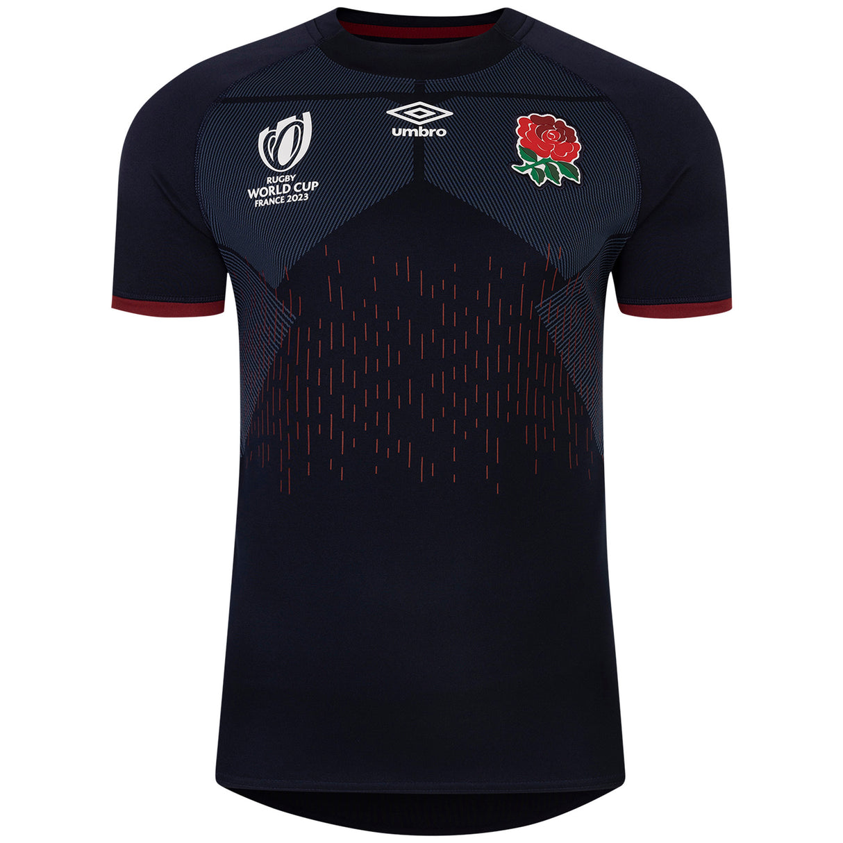 England Rugby World Cup 2023 Alternate Replica Jersey - Navy - Junior - Kit Captain