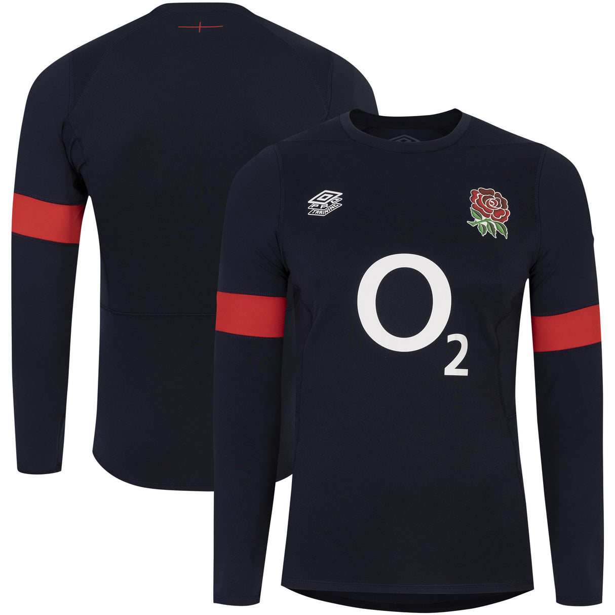 England Rugby Contact Training Jersey Long Sleeve - Navy - Mens - Kit Captain