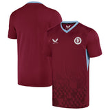 Aston Villa Castore Home Match Day Top - Claret - Kids - Kit Captain