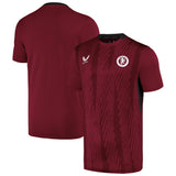 Aston Villa Castore Players Training Top - Claret - Kids - Kit Captain