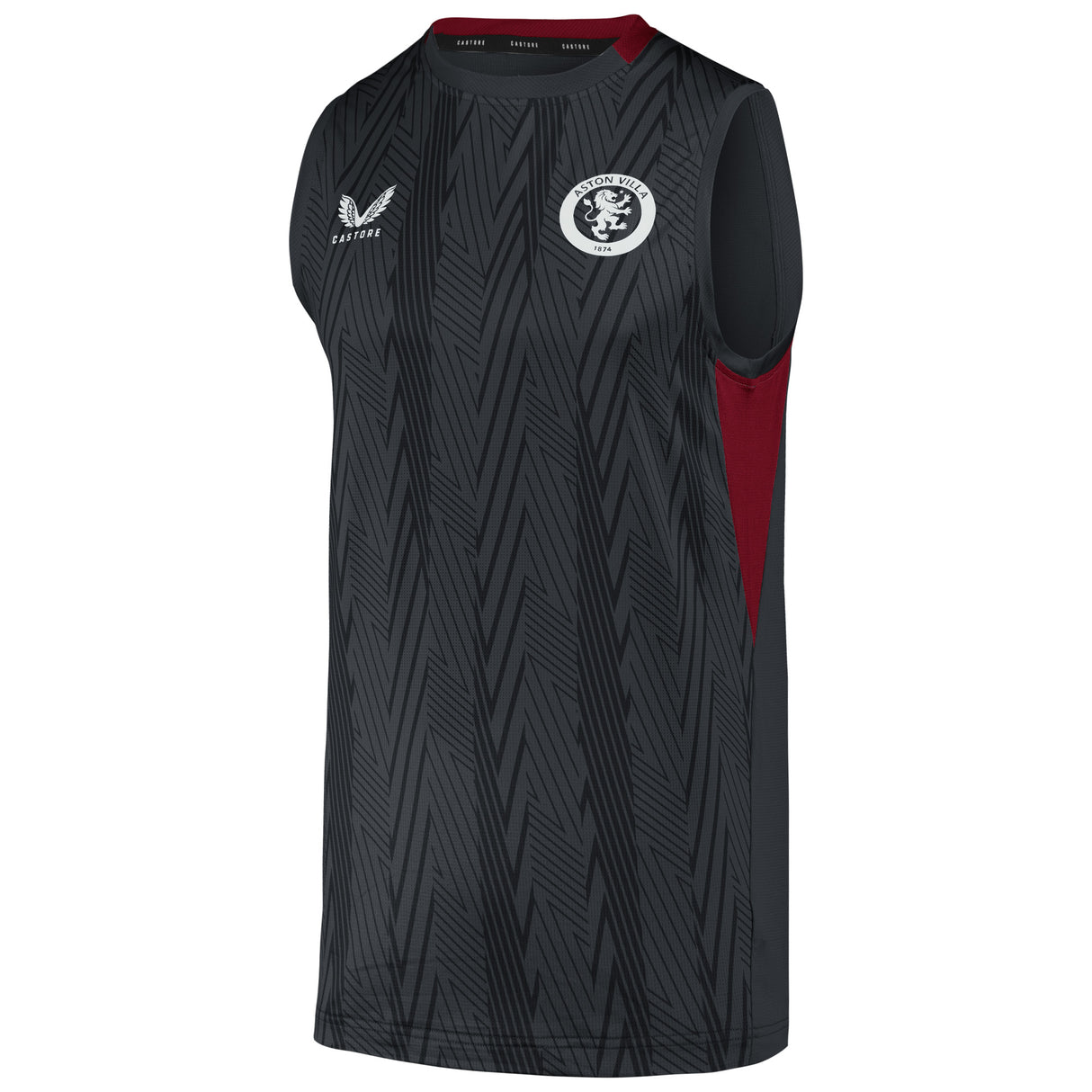 Aston Villa Castore Staff Training Vest - Dark Grey - Kit Captain