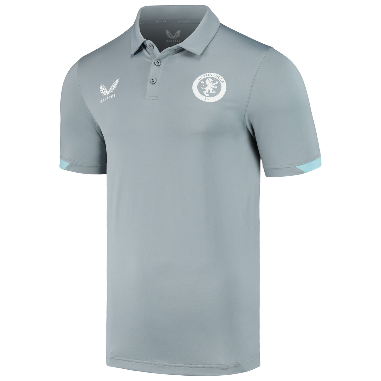 Aston Villa Castore Staff Travel Polo - Grey - Kit Captain