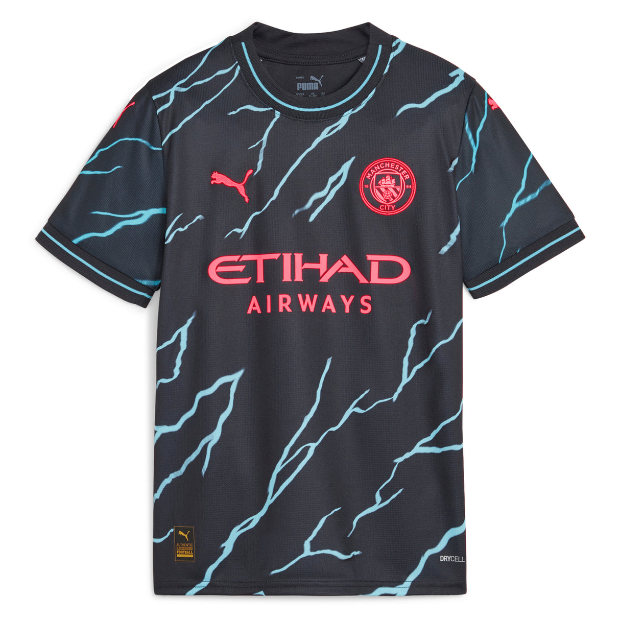 Manchester City Puma Third Shirt 2023-24 - Kids - Kit Captain