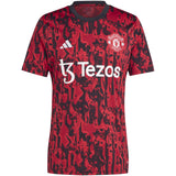 Manchester United adidas Pre Match Top - Red - Kids - Kit Captain