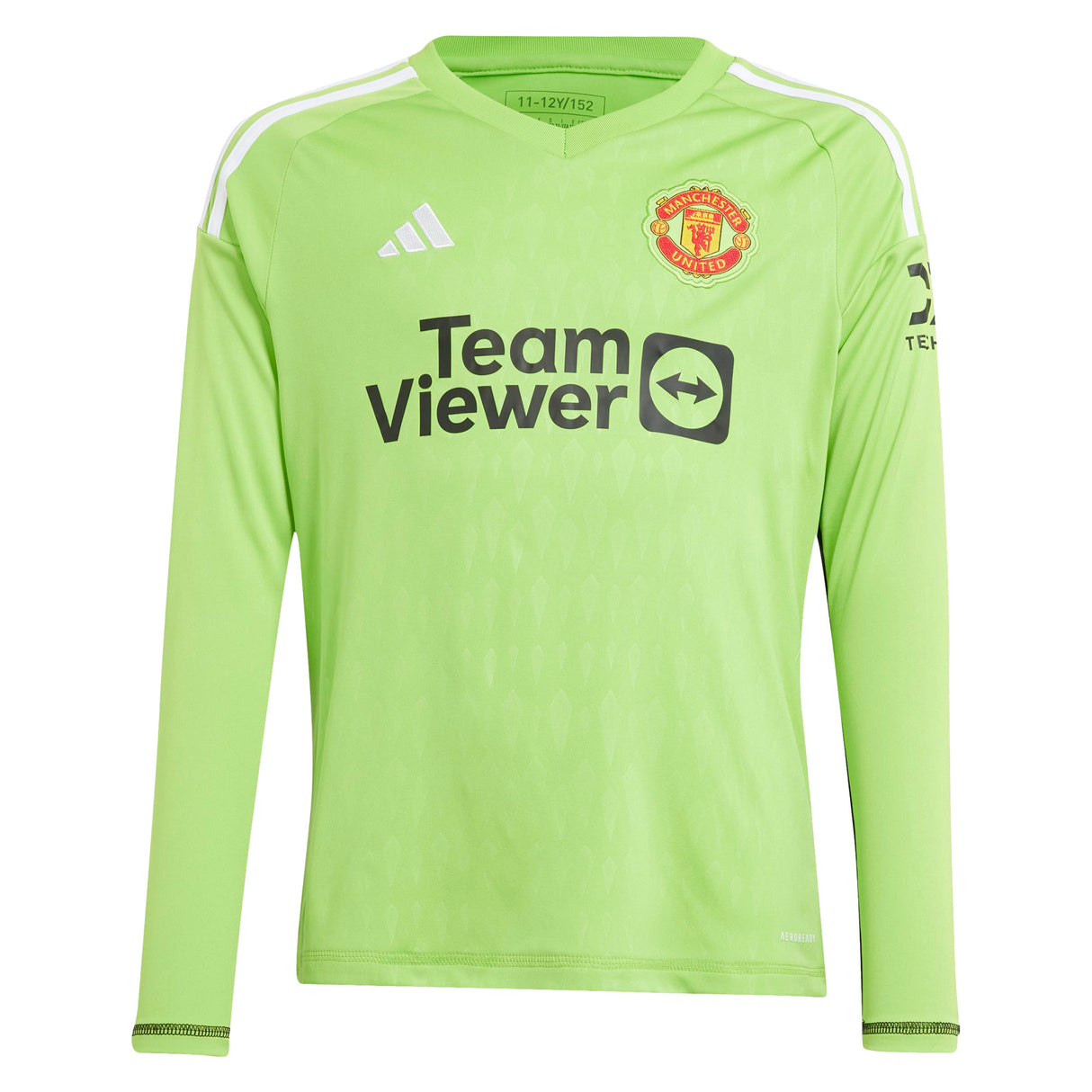 Manchester United adidas Home Goalkeeper Shirt 2023-24 - Long Sleeve - Kit Captain