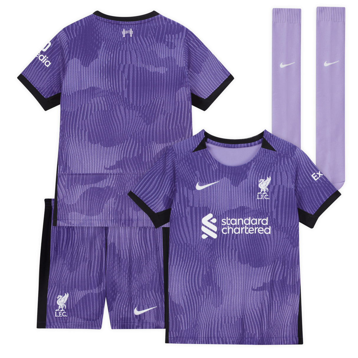 Liverpool Nike 3rd Stadium Kit 2023-24 - Little Kids - Kit Captain