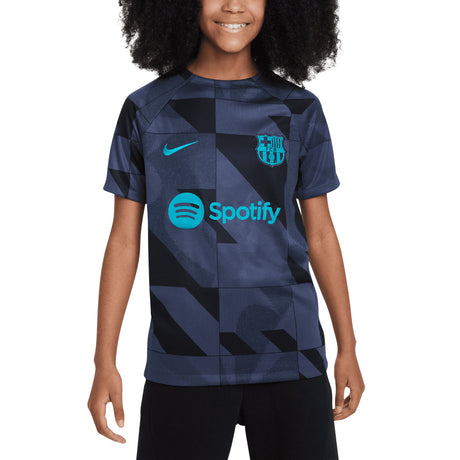 Barcelona Nike Academy Pro Pre Match Top - Thunder Blue - Kids - Kit Captain