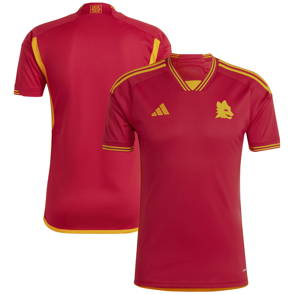 AS Roma adidas Home Shirt 2023-24 - Kit Captain