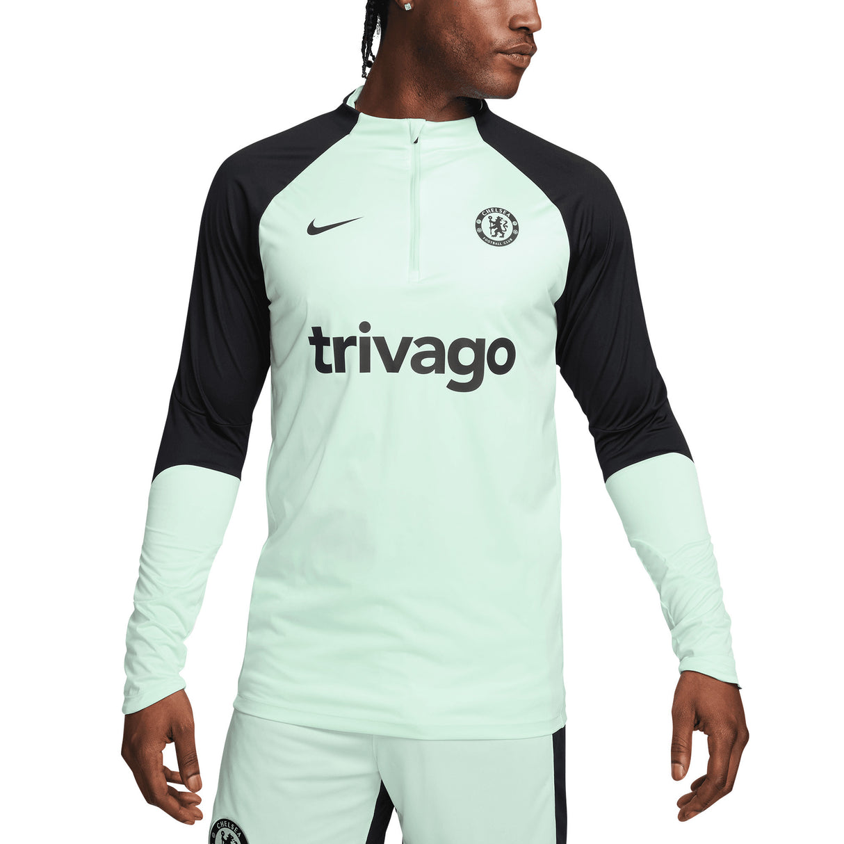 Chelsea Nike Elite Strike Drill Top - Green - Kit Captain