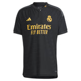 Real Madrid adidas Third Authentic Shirt 2023-24 with Tchouaméni 18 printing - Kit Captain