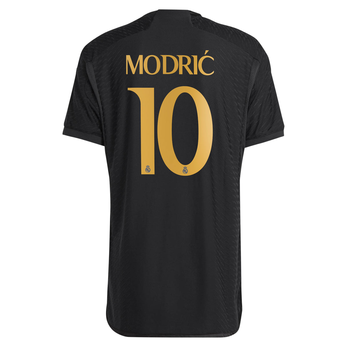 Real Madrid adidas Third Authentic Shirt 2023-24 with Modric 10 printing - Kit Captain