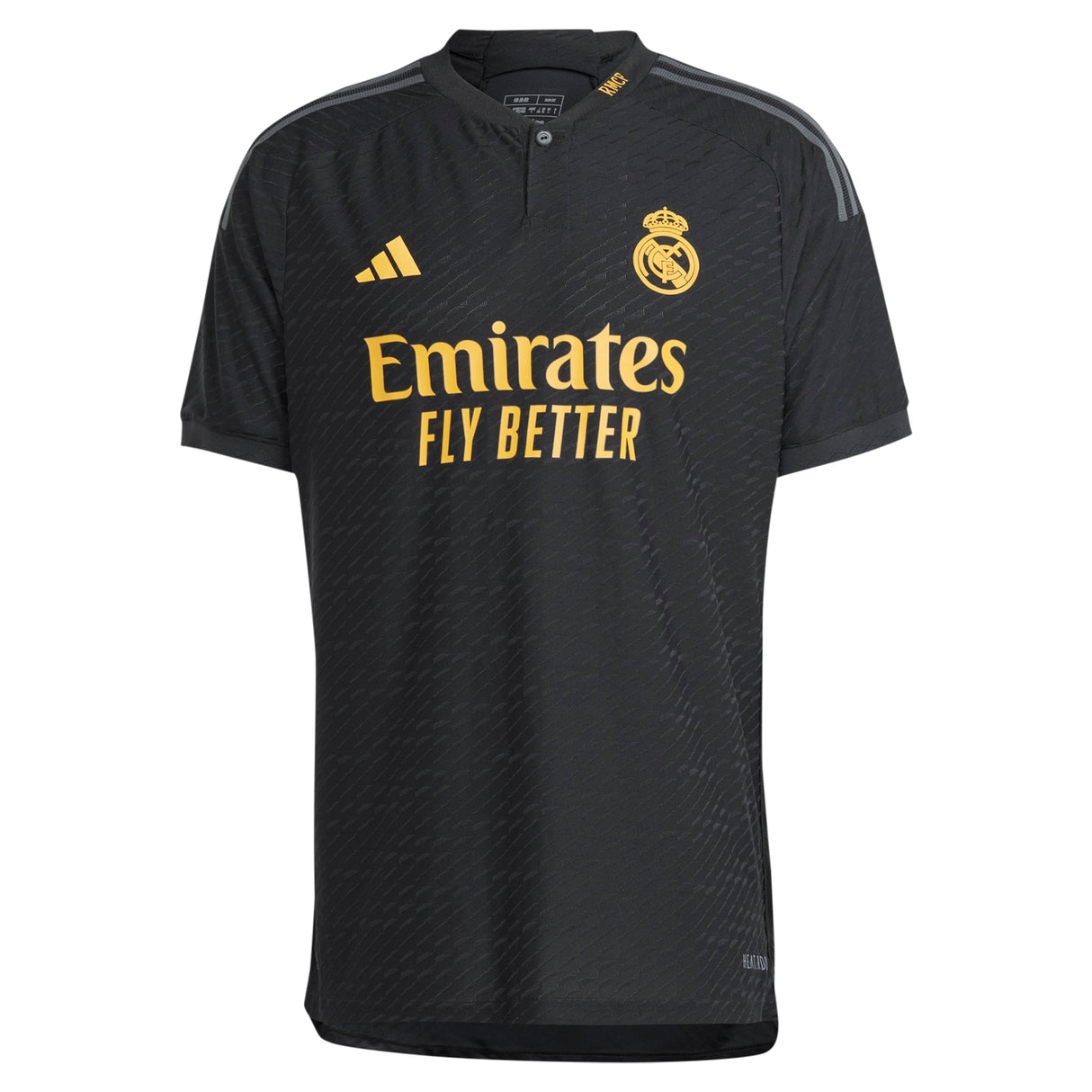 Real Madrid adidas Third Authentic Shirt 2023-24 with Camavinga 12 printing - Kit Captain