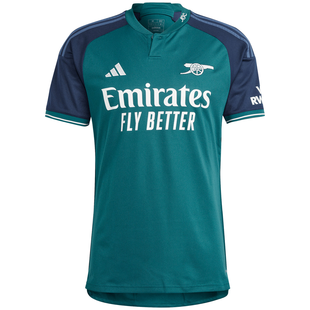 Arsenal adidas Third Shirt 2023-24 with Smith Rowe 10 printing - Kit Captain