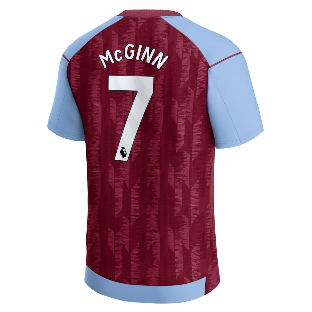 Aston Villa Castore Home Shirt 2023-24 - Kids with McGinn 7 printing - Kit Captain