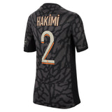 PSG x Jordan Third Stadium Shirt 2023-24 - Kids with Hakimi 2 printing - Kit Captain