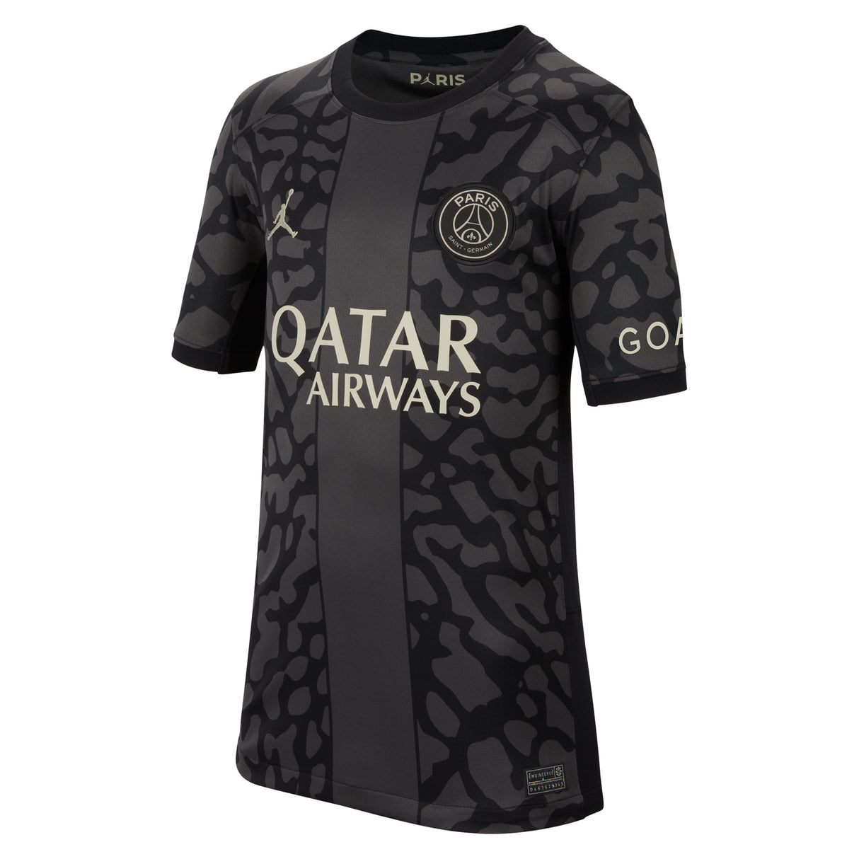 PSG x Jordan Third Stadium Shirt 2023-24 - Kids with Danilo 15 printing - Kit Captain