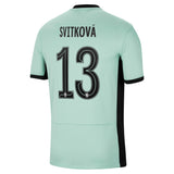 Chelsea Third Stadium Shirt 2023-24 with Svitková 13 printing - Kit Captain