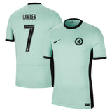 Chelsea Third Stadium Shirt 2023-24 with Carter 7 printing - Kit Captain