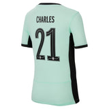 Chelsea Third Stadium Shirt 2023-24 - Kids with Charles 21 printing - Kit Captain