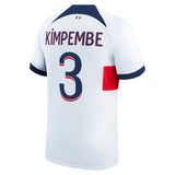 Paris Saint-Germain Nike Away Stadium Shirt 2023-24 with Kimpembe 3 printing - Kit Captain