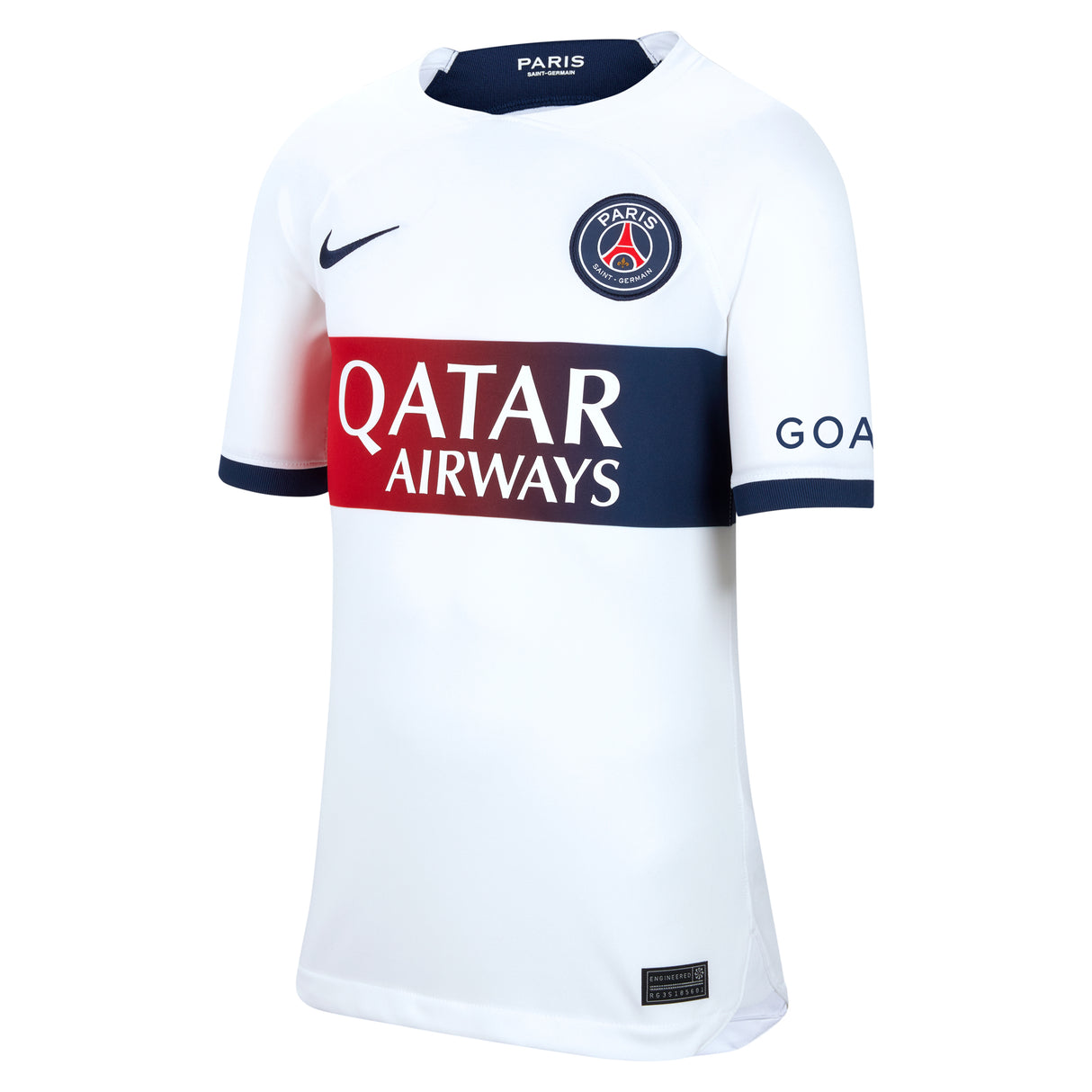 Paris Saint-Germain Nike Away Stadium Shirt 2023-24 - Kids with Marquinhos 5 printing - Kit Captain