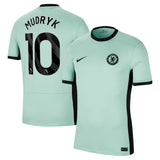 Chelsea Third Stadium Shirt 2023-24 with Mudryk 10 printing - Kit Captain