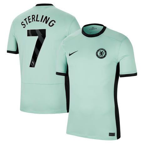 Chelsea Third Stadium Shirt 2023-24 with Sterling 7 printing - Kit Captain