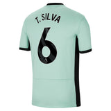 Chelsea Third Stadium Shirt 2023-24 with T. Silva 6 printing - Kit Captain