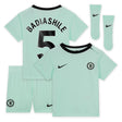 Chelsea Third Stadium Kit 2023-24 - Infants with Badiashile 5 printing - Kit Captain