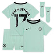 Chelsea Third Stadium Kit 2023-24 - Infants with Chukwuemeka 17 printing - Kit Captain