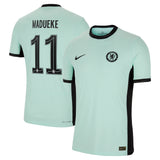 Chelsea Cup Third Vapor Match Shirt 2023-24 with Madueke 11 printing - Kit Captain