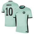 Chelsea Cup Third Stadium Shirt 2023-24 with Mudryk 10 printing - Kit Captain