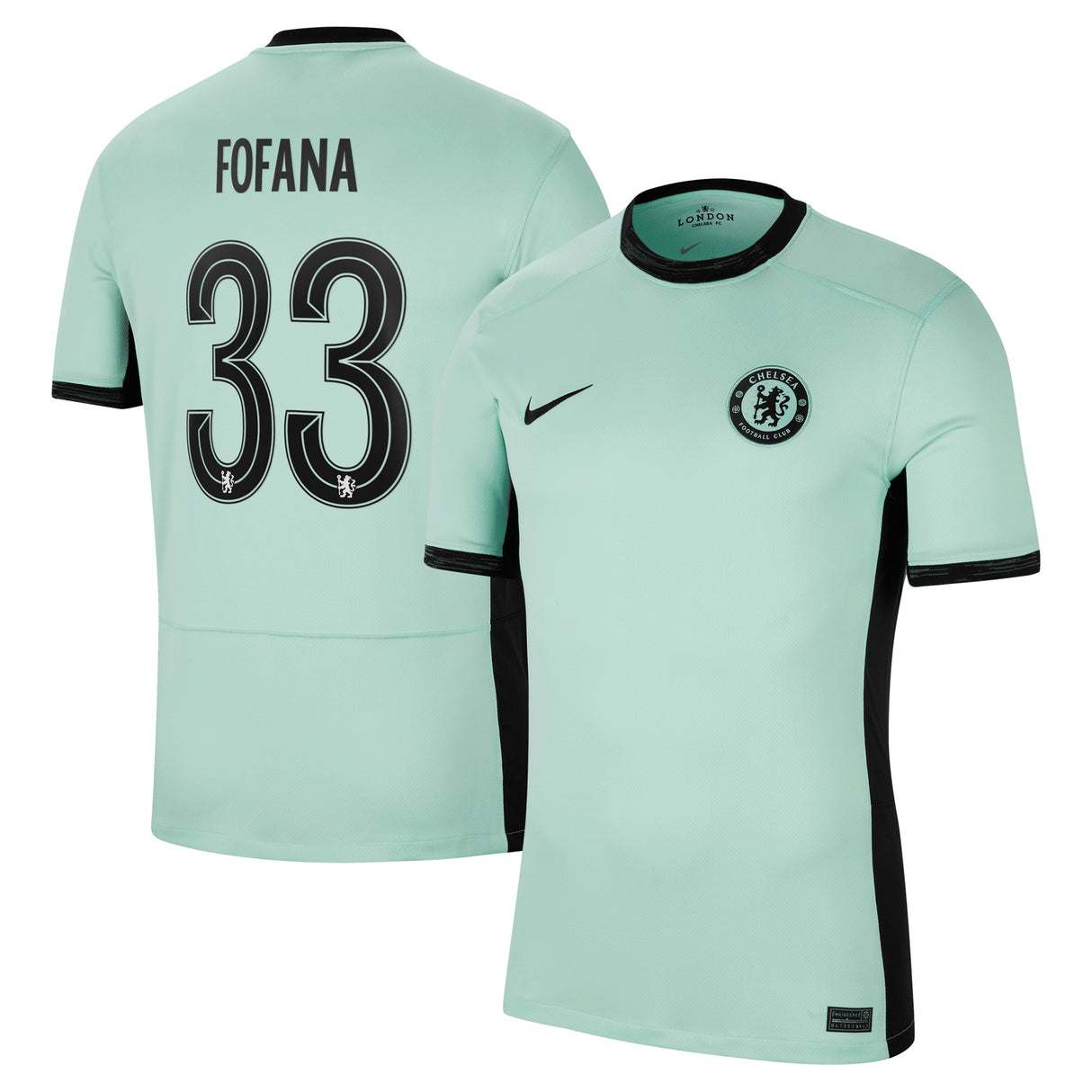 Chelsea Cup Third Stadium Shirt 2020-22 with Fofana 33 printing - Kit Captain