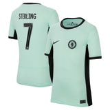 Chelsea Cup Third Stadium Shirt 2023-24 - Kids with Sterling 7 printing - Kit Captain