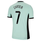 Chelsea WSL Third Vapor Match Shirt 2023-24 with Carter 7 printing - Kit Captain