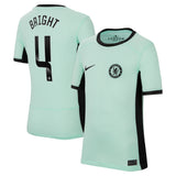 Chelsea WSL Third Stadium Shirt 2023-24 - Kids with Bright 4 printing - Kit Captain